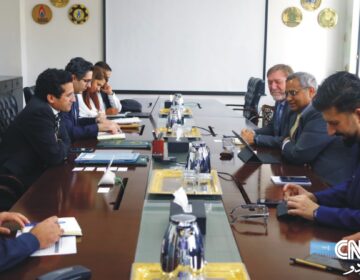 Pakistan’s Petroleum Minister Ali Pervaiz Malik meets with World Bank's Regional Director Pankaj Gupta to discuss energy sector collaboration.