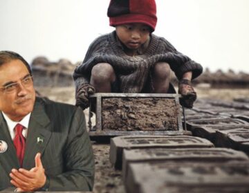 President Asif Ali Zardari addressing the nation on World Day Against Child Labour, highlighting the need to protect children from exploitation and forced labour.