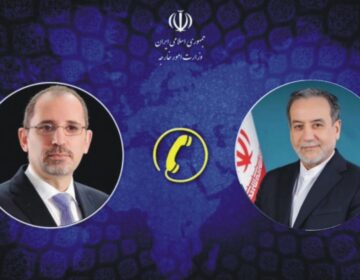 Jordanian and Iranian foreign ministers hold a phone call to discuss Zionist aggression