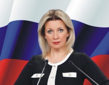 Russian Foreign Ministry spokesperson addressing the media on the cancellation of Russia–U.S. diplomatic talks